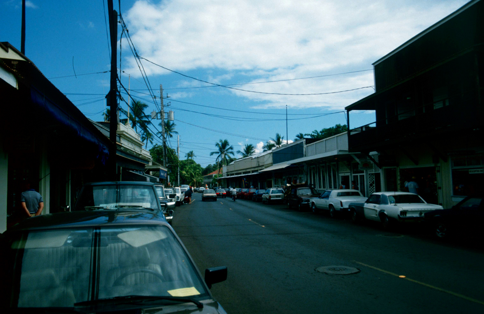 Lahaina Main Street, Maui 1987