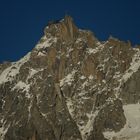 l'aiguille du Midi en fin de journée