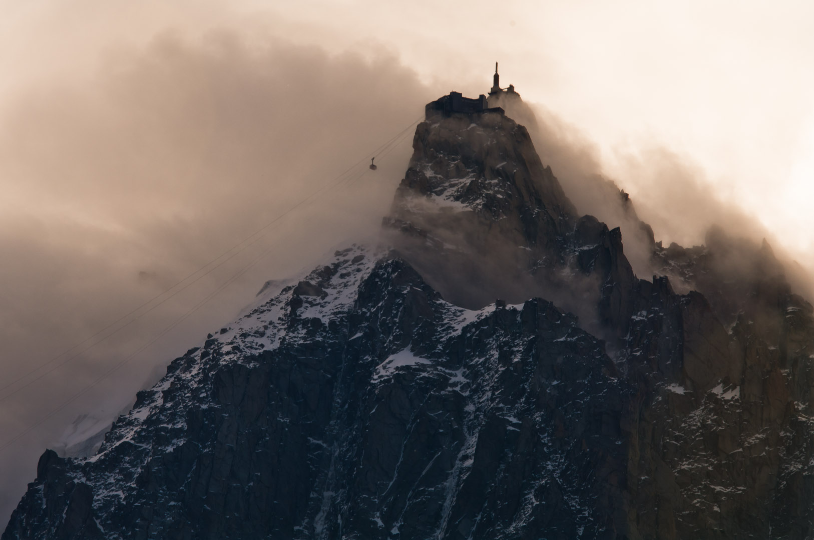 L'Aiguille du Midi ou le monde d'en haut...