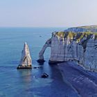 L'Aiguille et l'Arche des falaises d'Etretat.