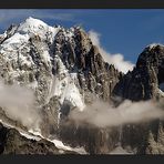 L`Aiguille Verte et l`Aiguille du Dru