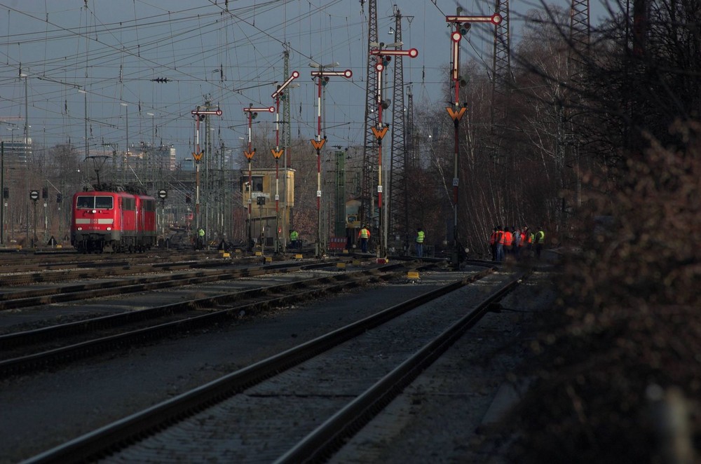 Laim Rangierbahnhof um drei