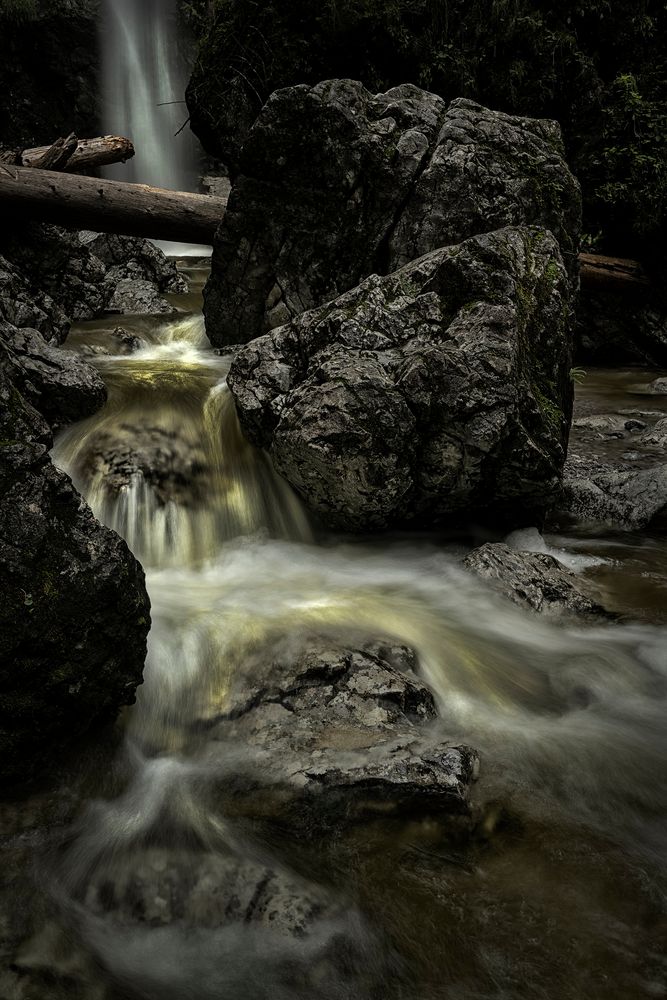 Lainbachfälle-Oberer Fall-bei Kochel am See