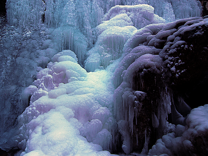 Lainbachfall im Januar