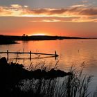 Lake Albert im Sonnenuntergang