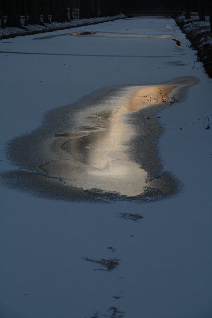 Lake at evening