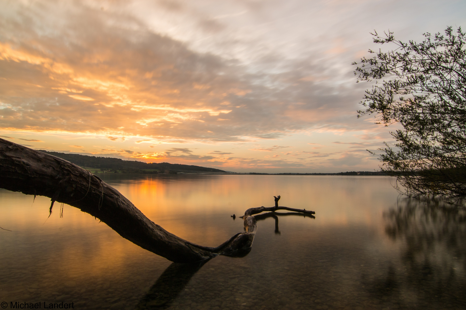 Lake at Sunset