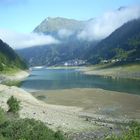 Lake between mountains