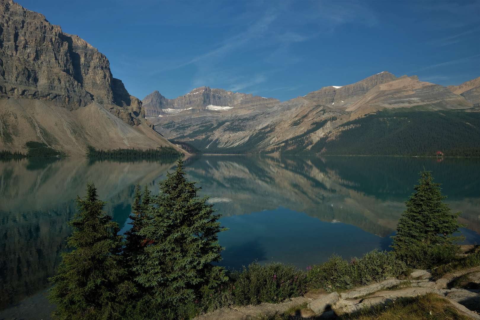 Lake Bow in Kanada - glasklar