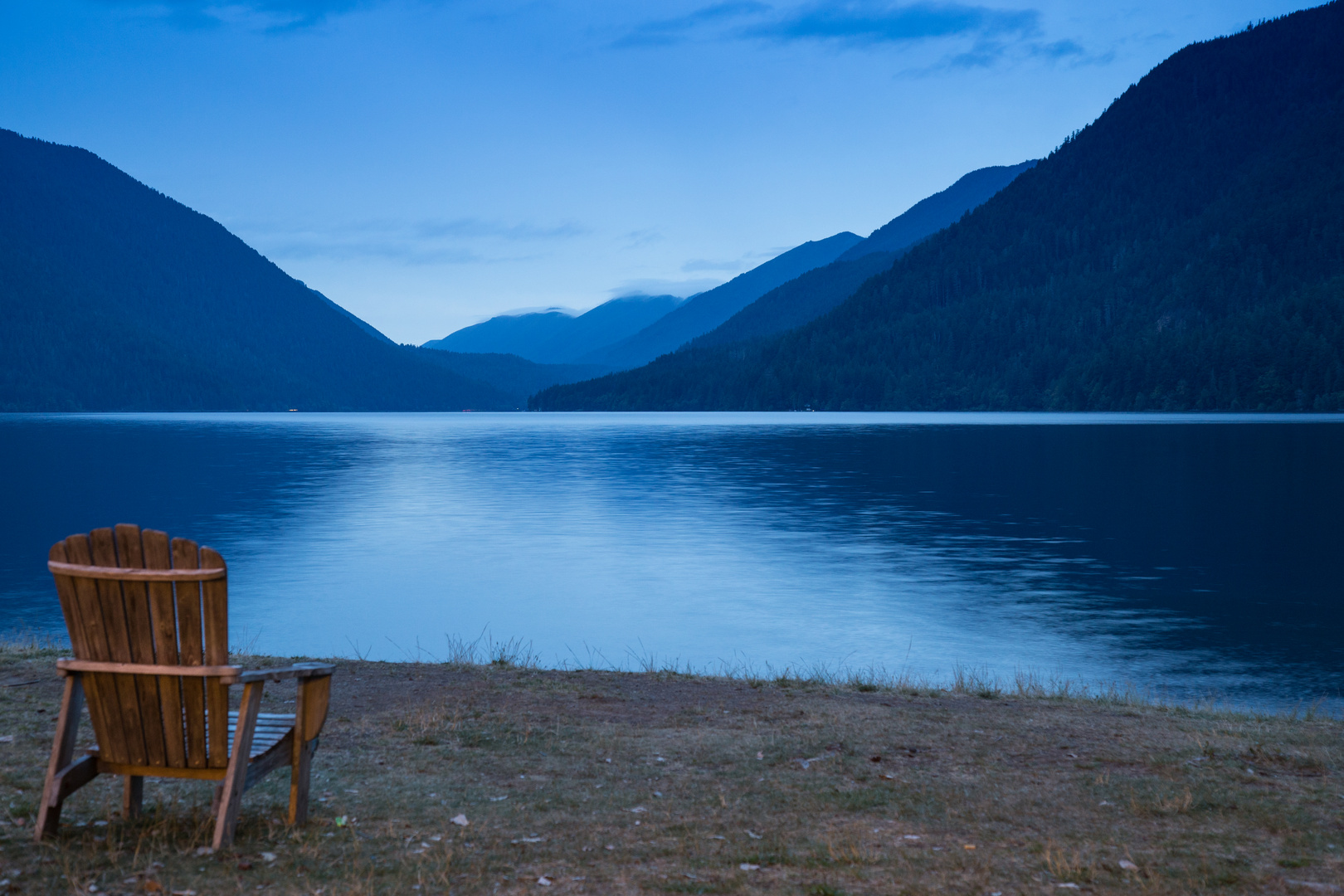 Lake Crescent, Washington Foto & Bild wasser, stille, abend Bilder