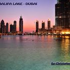 Lake in Burj Khalifa UAE