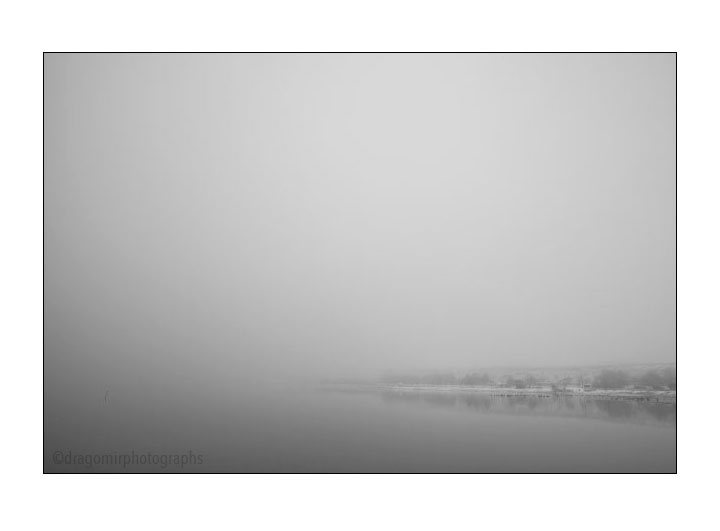 Lake In Fog 