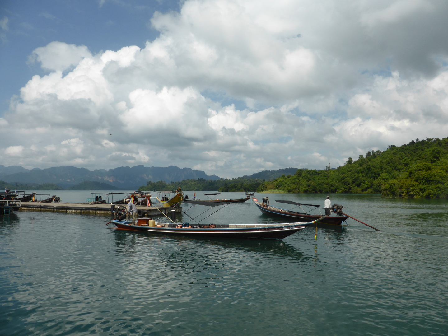 Lake in Thailand near Khao Sok