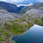 Lake in the mountains of norway