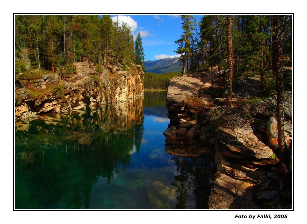 Lake in the Rocky Mountains