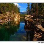 Lake in the Rocky Mountains