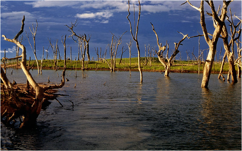 lake kariba - just befor a terrible storm