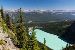 Lake Louis vom Big Beehive aus