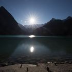 Lake Louise bei Sonnenuntergang