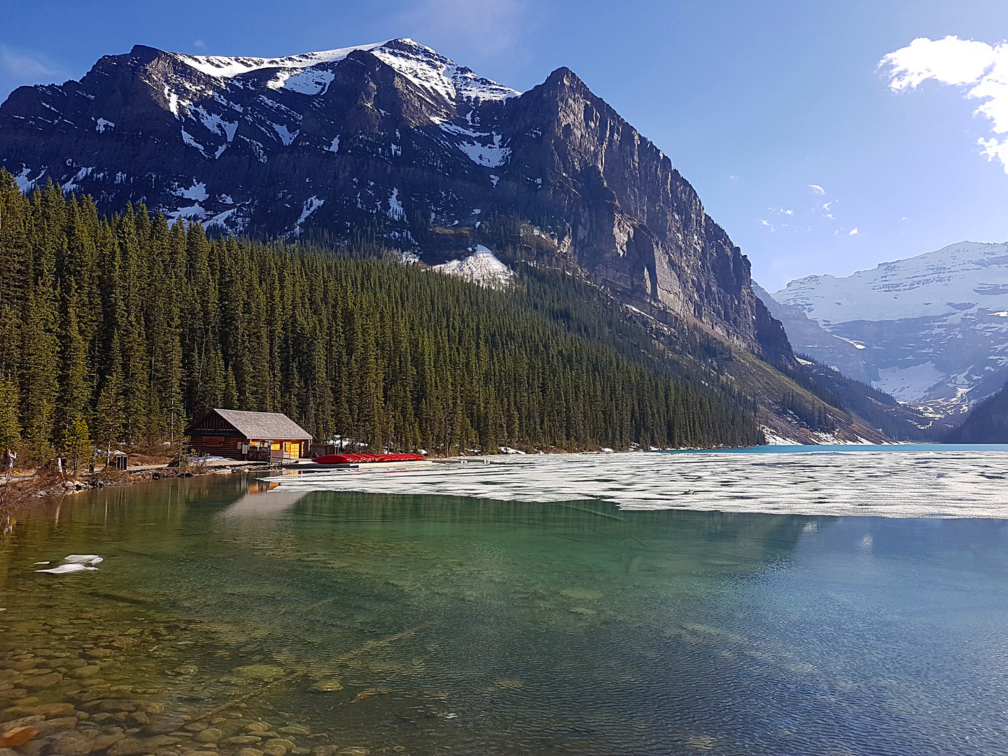 Lake Louise im Juni 2018 Foto & Bild landschaft, bach, fluss & see