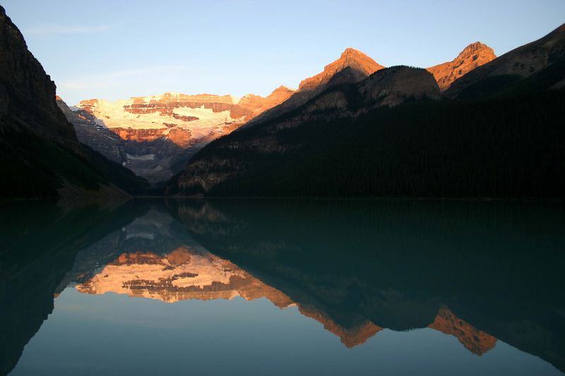 Lake Louise in den Rocky Mountains / Canada