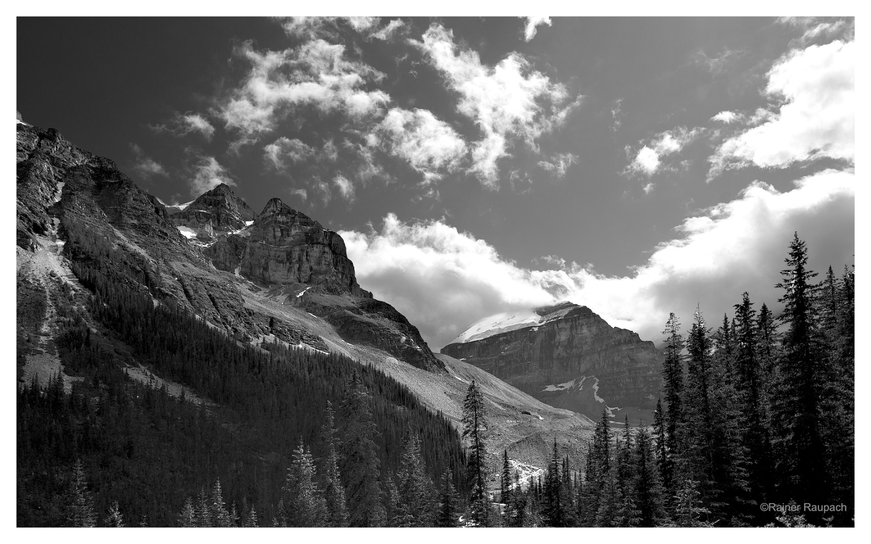 Lake Louise Mountain Range