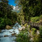 Lake Marian Falls, Neuseeland