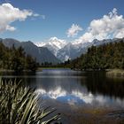 Lake Matheson mit Mount Cook