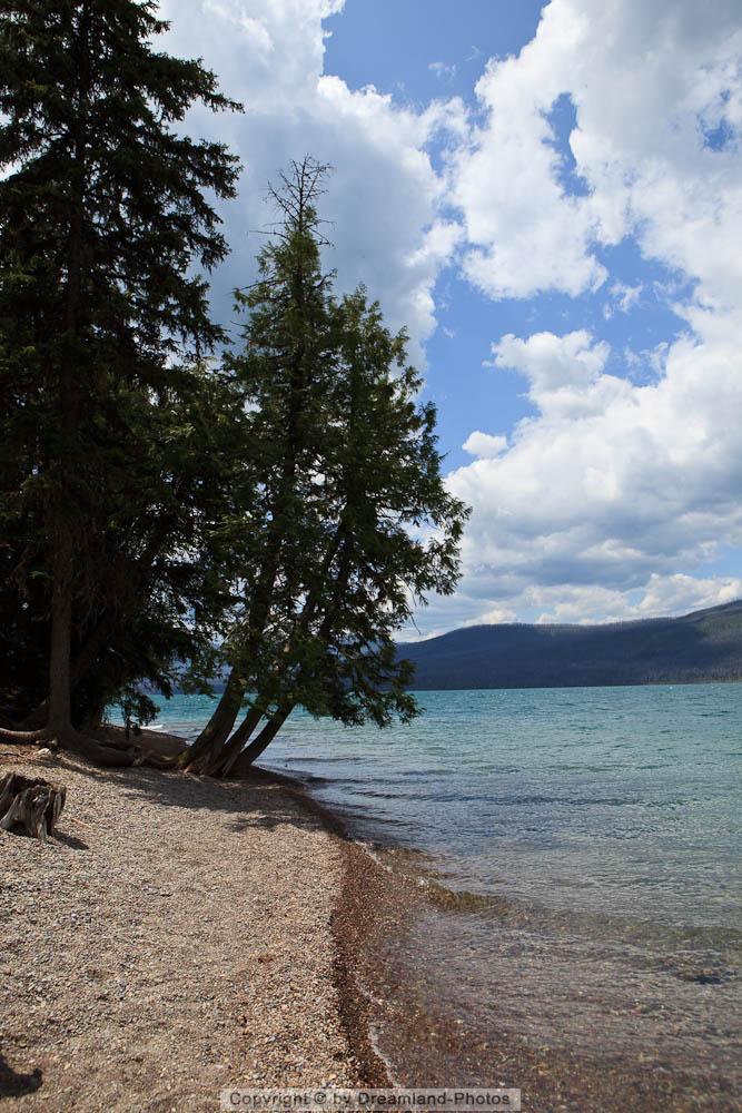 Lake McDonald. Glacier National Park, Montana, USA