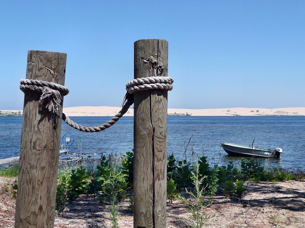 Lake Michigan. Dünenlandschaft im Silver Lake Park.