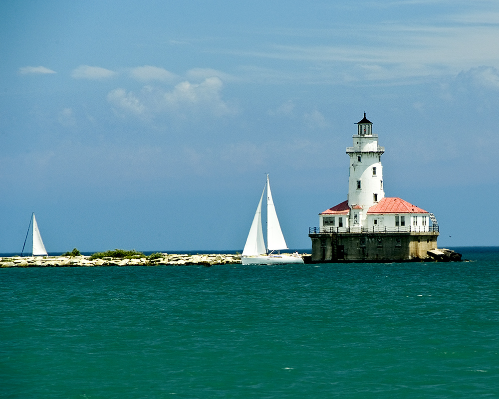 Lake Michigan lighthouse