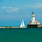 Lake Michigan lighthouse