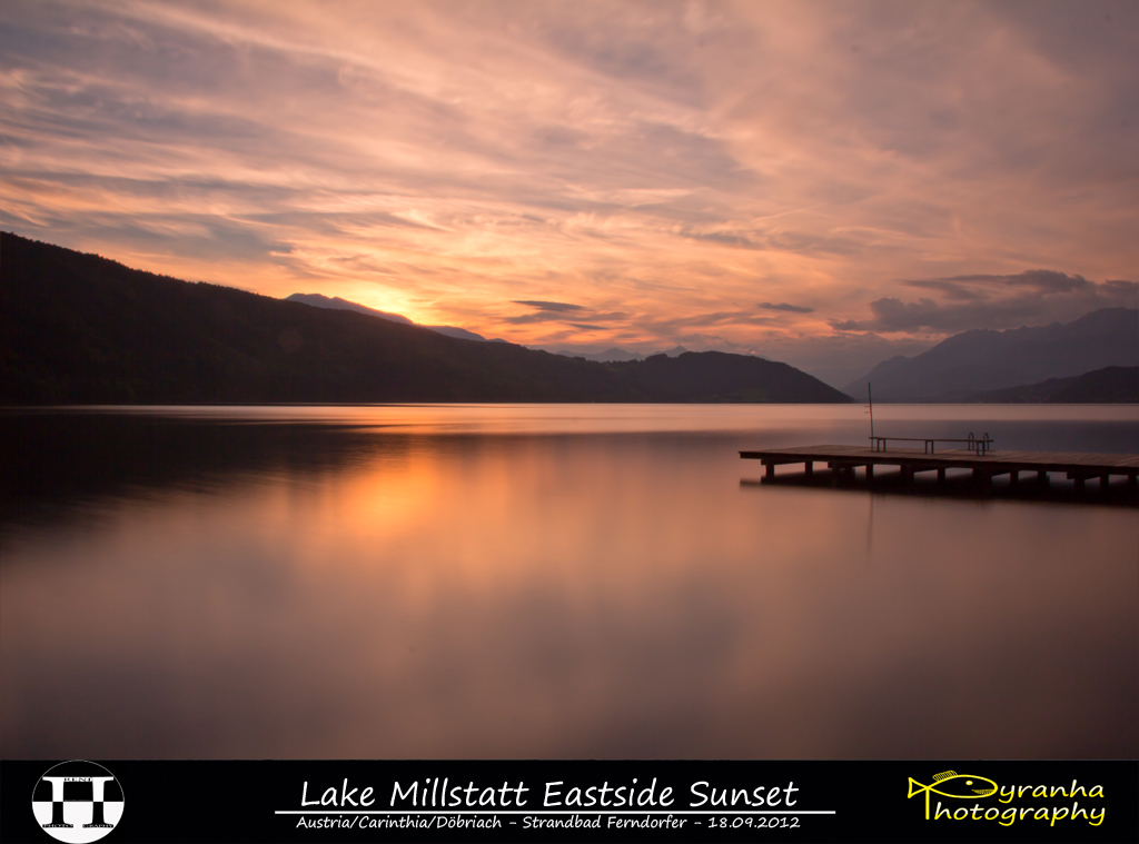 Lake Millstatt Eastside Sunset