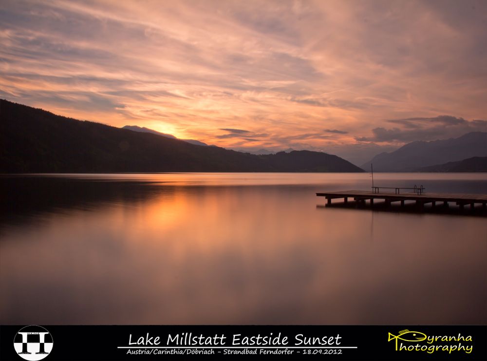Lake Millstatt Eastside Sunset