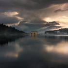 Lake Misurina Dark Sunset