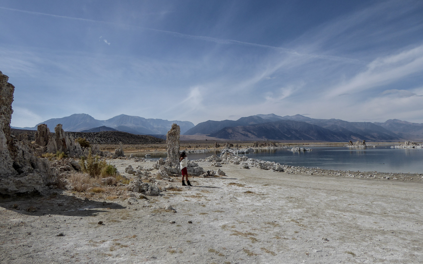 Lake Mono, she was just there