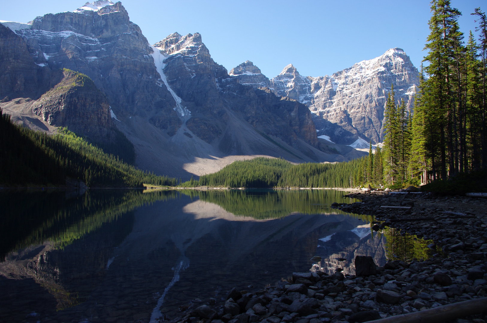 Lake Morain in British Columbia