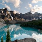 Lake Moraine Abendstimmung