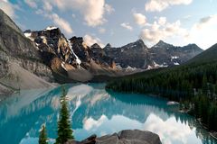 Lake Moraine Abendstimmung