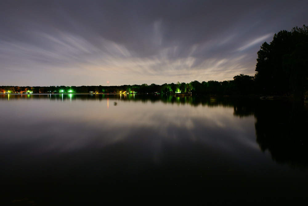 Lake of the Woods - Langzeitbelichtung bei Nacht