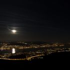 Lake of Zurich by night