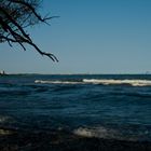 Lake Ontario und am Horizont die Skyline von Toronto