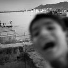 lake pichola, children