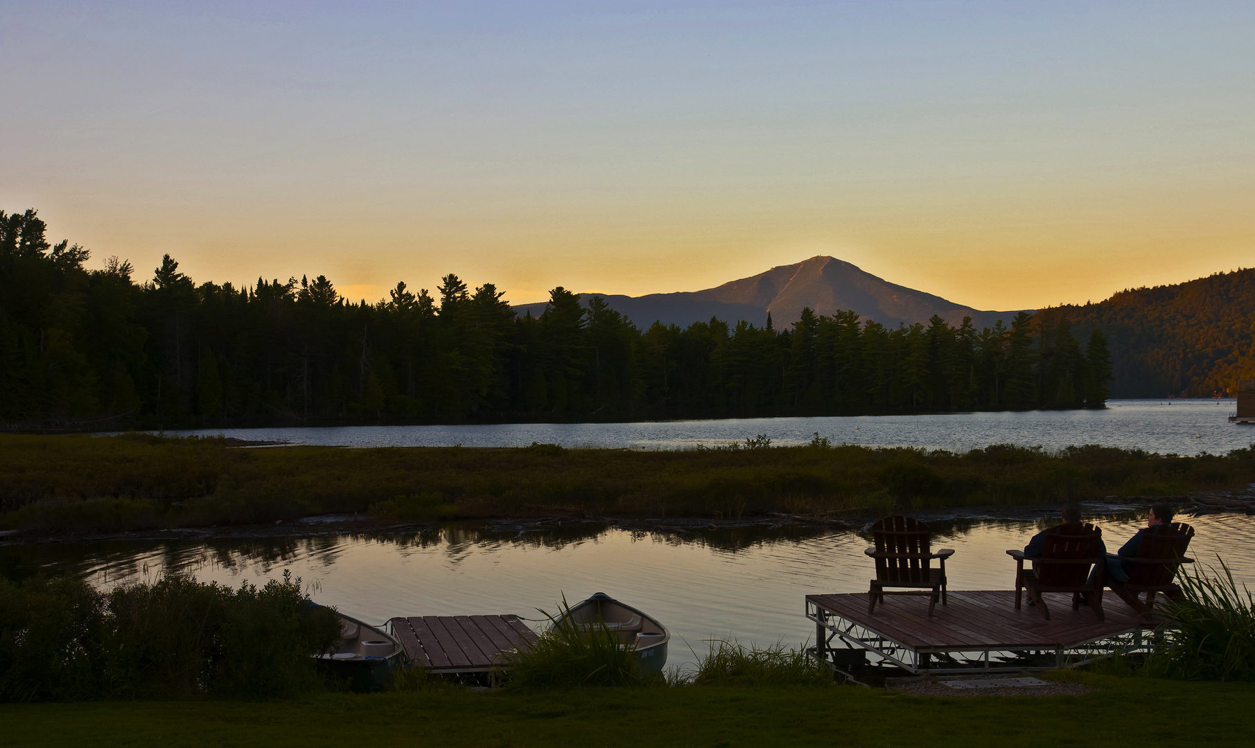 Lake Placid sunset