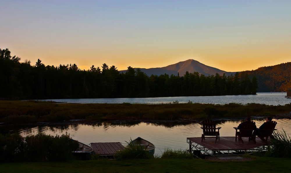 Lake Placid sunset