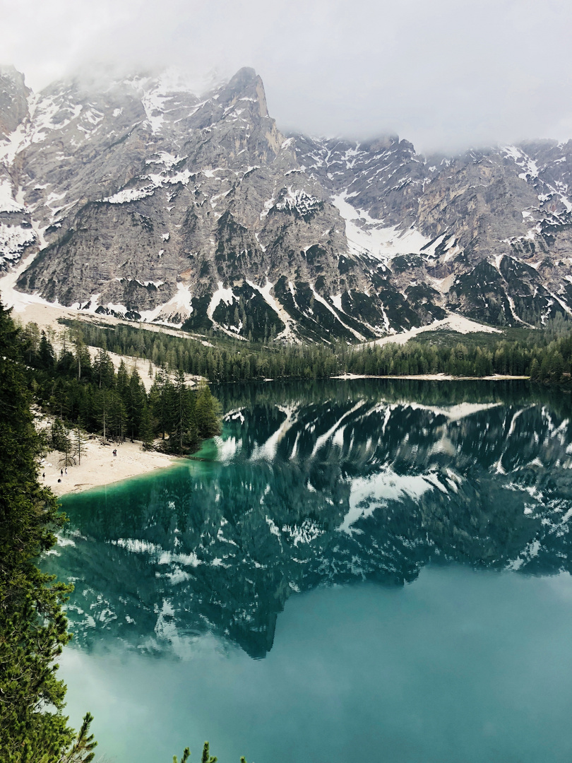 lake prags, dolomites