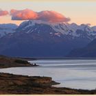 lake Pukaki and the Mount Cook Range early morning