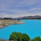 Lake Pukaki aus dem Auto-Dieses unglaubliche Blau!