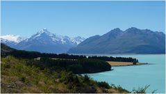 Lake Pukaki mit Mt. Cook