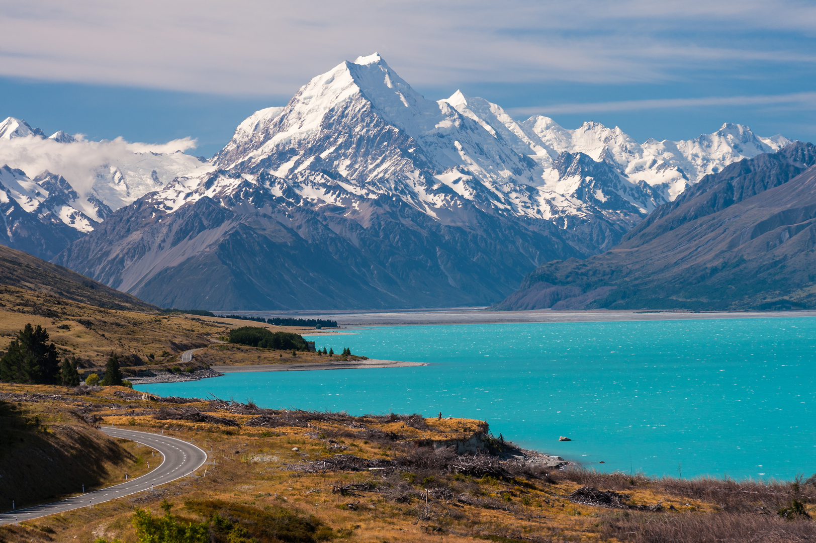 Lake Pukaki und Mout Cook